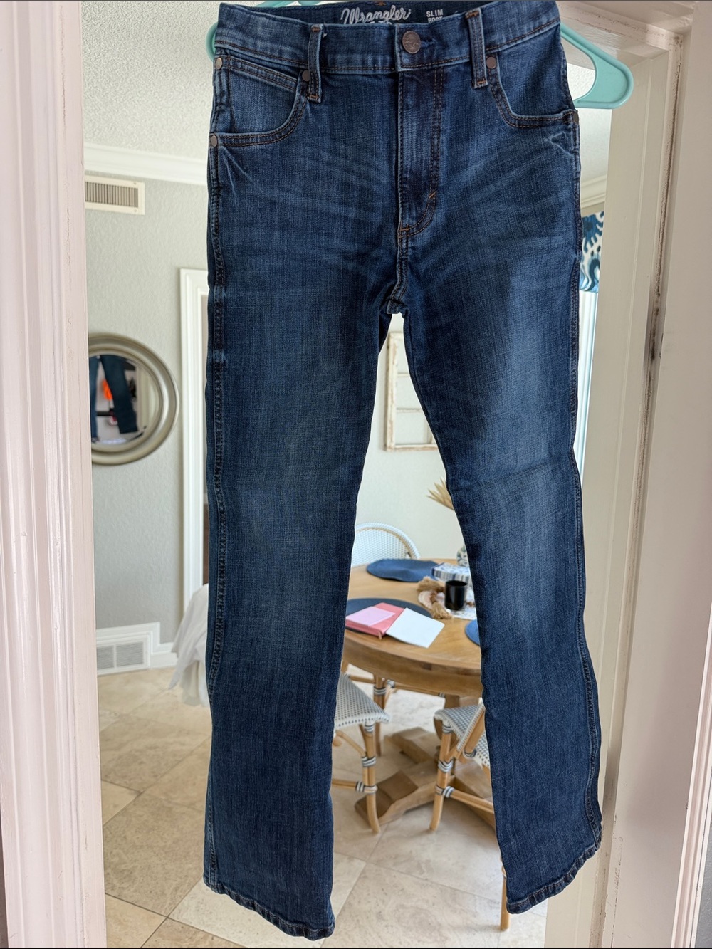 Wrangler Kids Dark Blue Denim Jeans